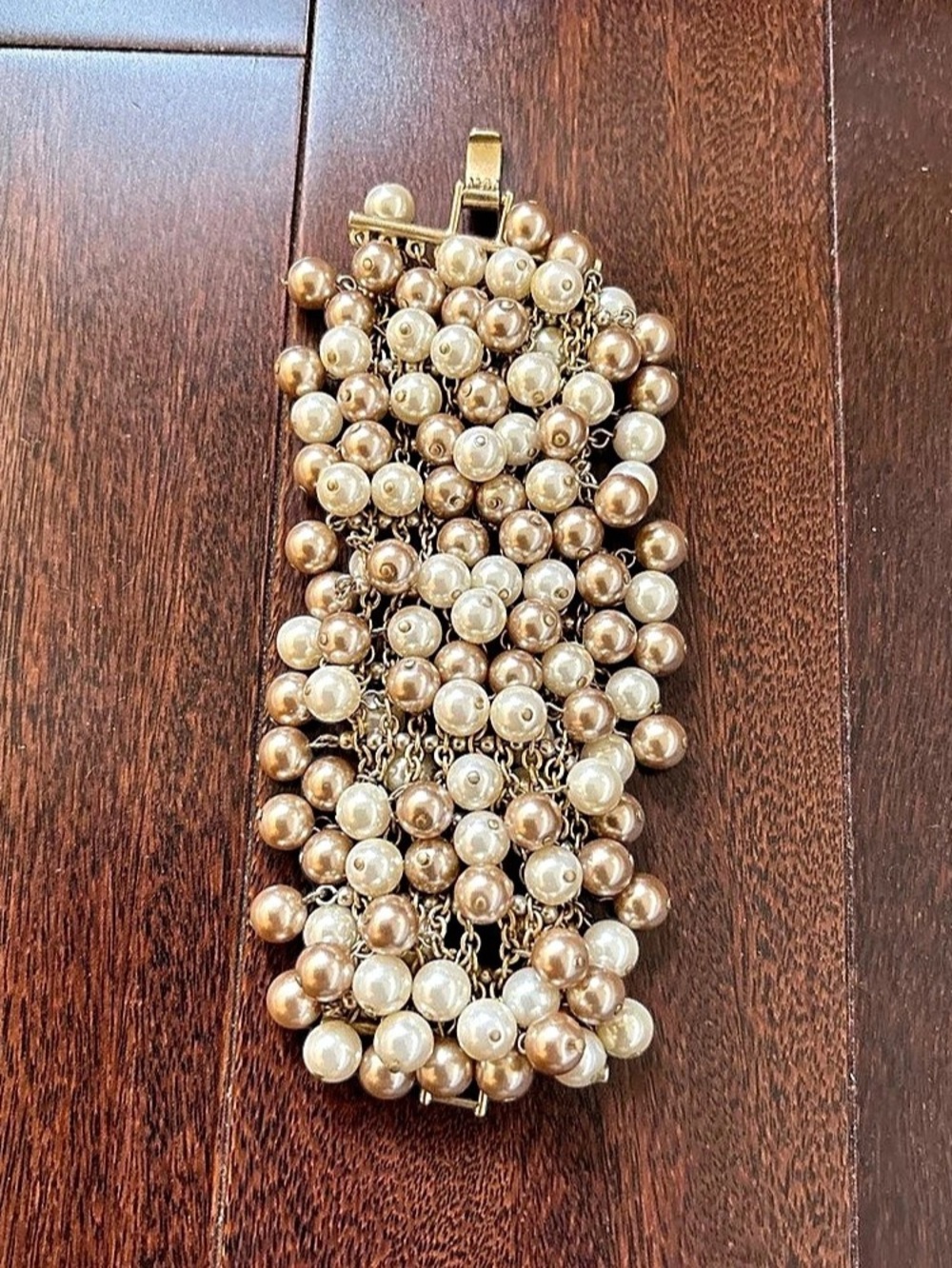 Pearl Beaded Chain Bracelet